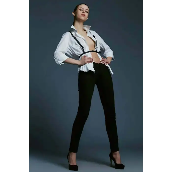 Gömlek Üzeri Şık Deri Aksesuar - APFT229