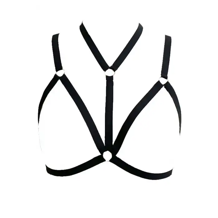 İç Giyim Seksi Aksesuar Beyaz Harness - APFT93