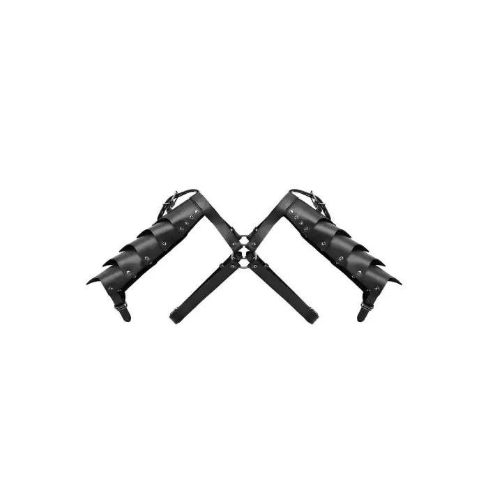 İki Omuz Kanat Detaylı Şık Erkek Harness Kostüm, Gladyatör Erkek Kostüm - APFTM161