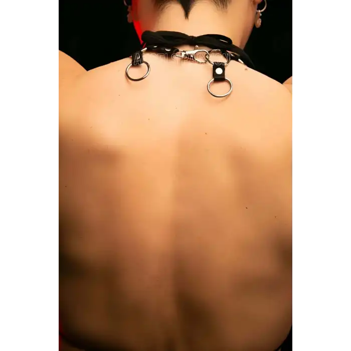 Işık Dalgası Choker - Lastik Işık Yansıma Choker - APFT575