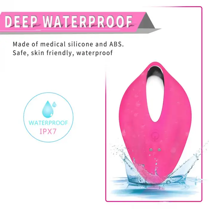 Kablosuz Uzaktan Kumandalı Giyilebilir Klitoral Vibratör Mor – USB Şarjlı, Sessiz ve Su Geçirmez