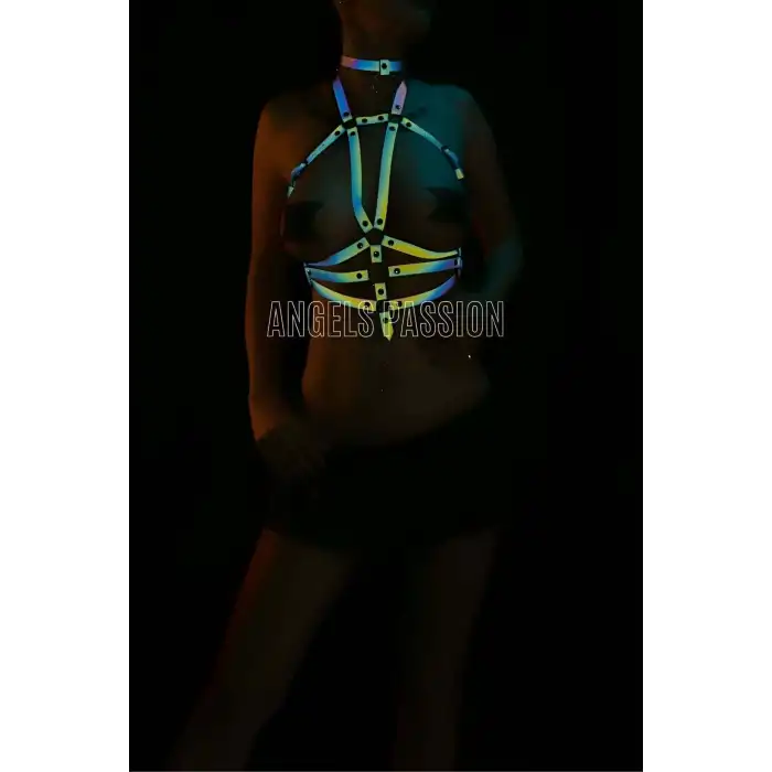 Kadın İç Giyim - Reflektörlü Bayan İç Giyim Göğüs Harness - APFT27