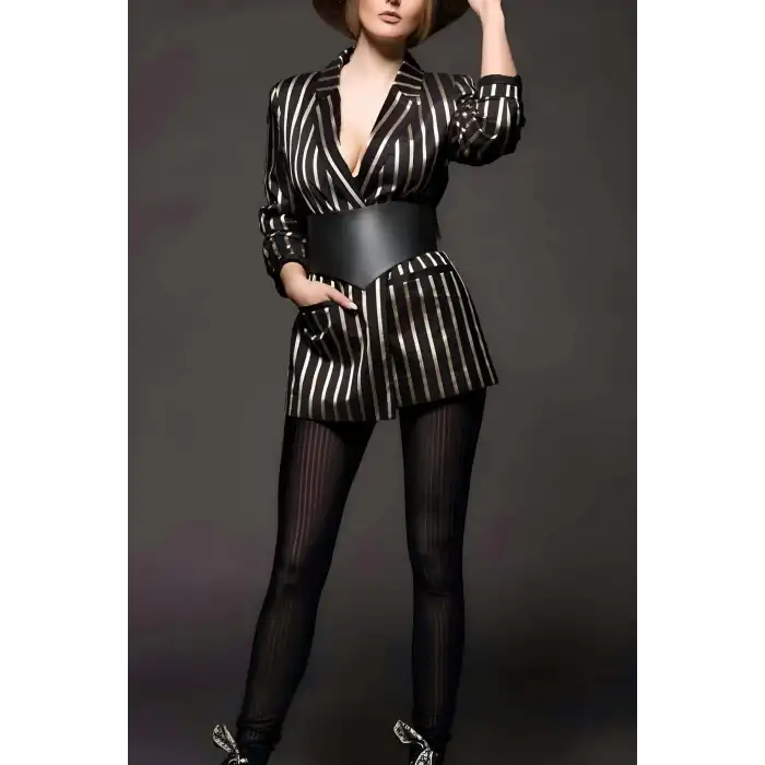 Kadın Kemer, Şık Deri Korse Kemer, Elbise Üzeri Kemer - APFT1112