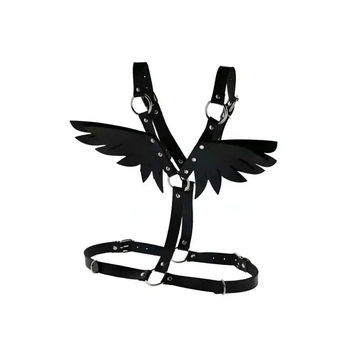 Kanatlı Şık ve Seksi Deri Harness - APFT642