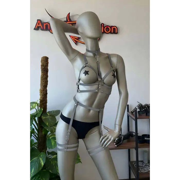 Karanlıkta Parlayan Jartiyer Takım Harness - APFT488