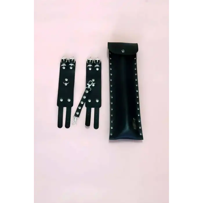 Kelepçe - Kırbaç Set, Kırbaç Takım, Fantezi Kelepçe Takım - APFT1304