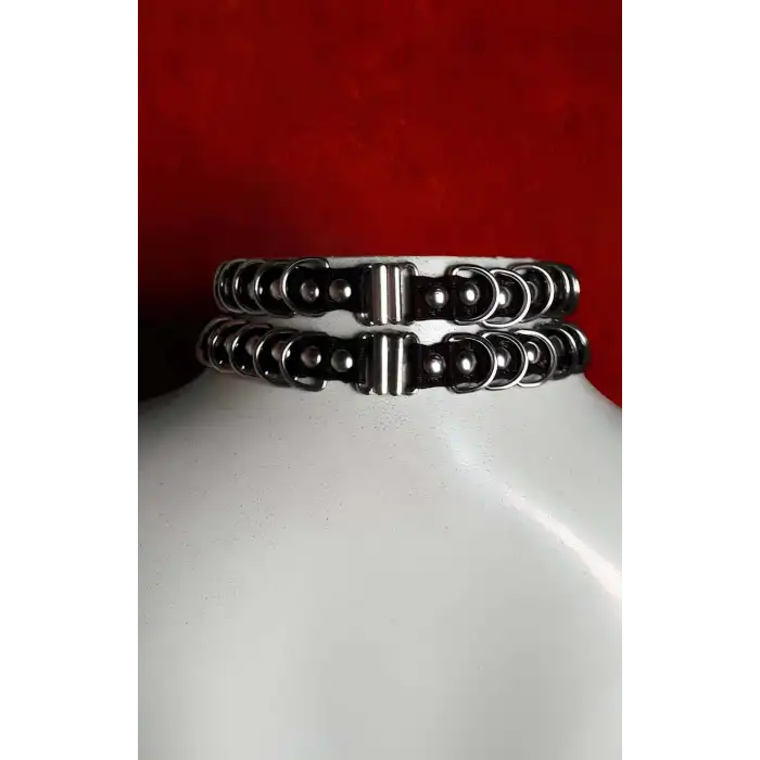 Lastik Choker - Lastik Tasma Harness - El Yapımı Lastik Choker - APFT573