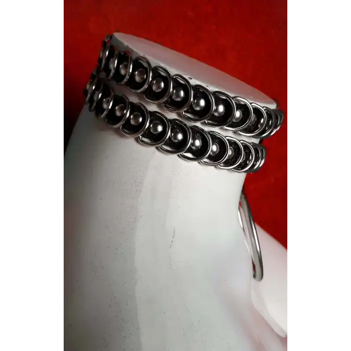 Lastik Choker - Lastik Tasma Harness - El Yapımı Lastik Choker - APFT573