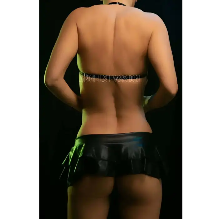 Lastik Sütyen Harness - Seksi Bayan Sütyen Lastik Harness - Seksi İç Giyim - APFT577