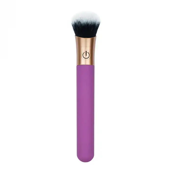 Makyaj Fırçası Şeklinde Vibratör Mor