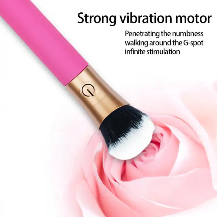 Makyaj Fırçası Şeklinde Vibratör Mor