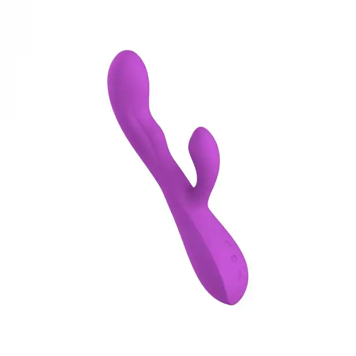 Modern Uyarıcılı Rabbit Vibratör Mor