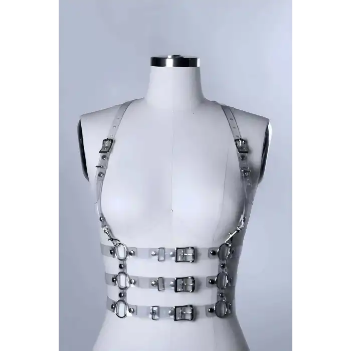 Omuzdan Askılı Şeffaf Elbise Kemeri, Crop Kemeri, Bluz Kemeri - APFT1058