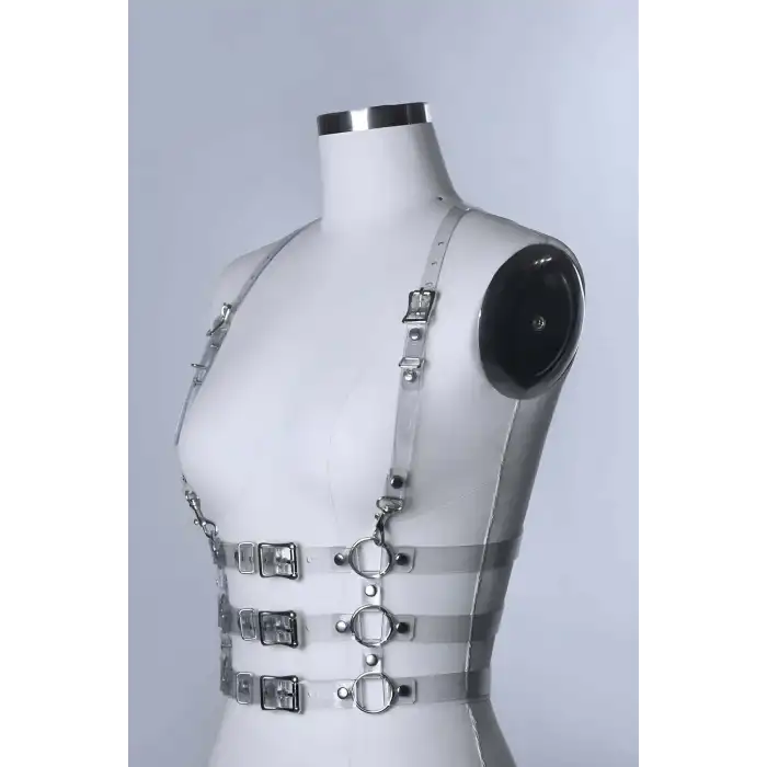 Omuzdan Askılı Şeffaf Elbise Kemeri, Crop Kemeri, Bluz Kemeri - APFT1058