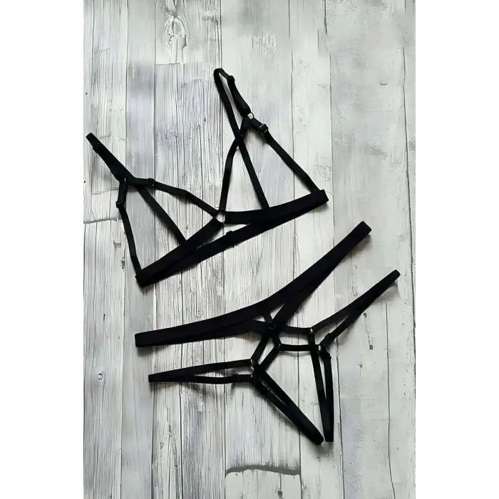 Özel Tasarım Seksi Lastik Harness Takım - APFT162