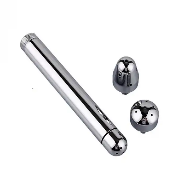 Paslanmaz Çelik Anal Duş Aparatı – 3 Farklı Başlıklı Temizlik Seti