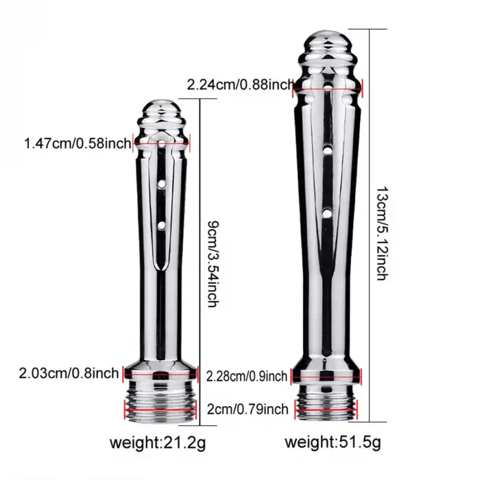 Paslanmaz Çelik Anal Duş Temizleyici Seti – Hijyenik ve Güvenli Kullanım