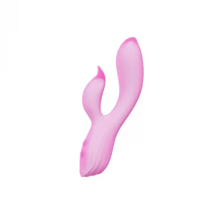 Pembe Tilki Çift Uyarımlı Silikon Rabbit Vibratör