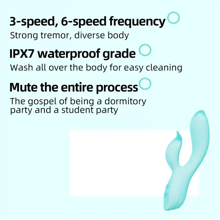 Pembe Tilki Çift Uyarımlı Silikon Rabbit Vibratör