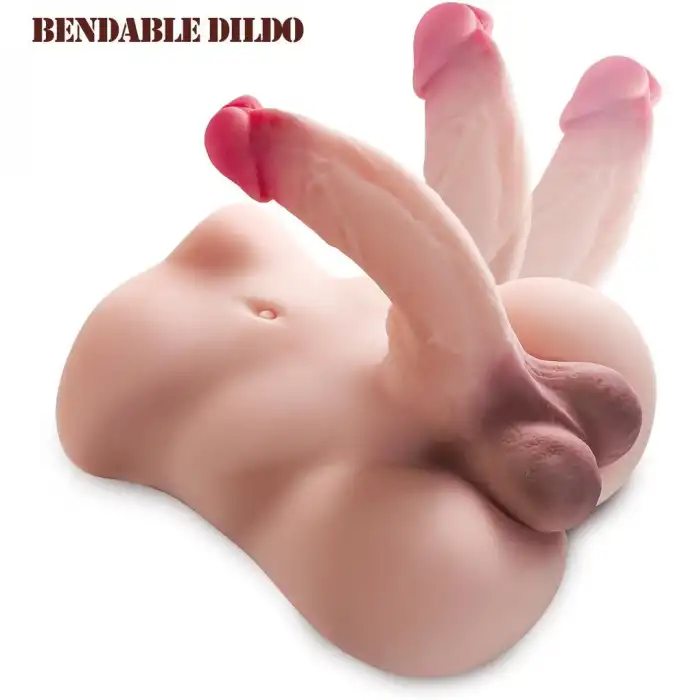 Pembe Tilki Esnek Penisli Realistik Kalça Mastürbatörü