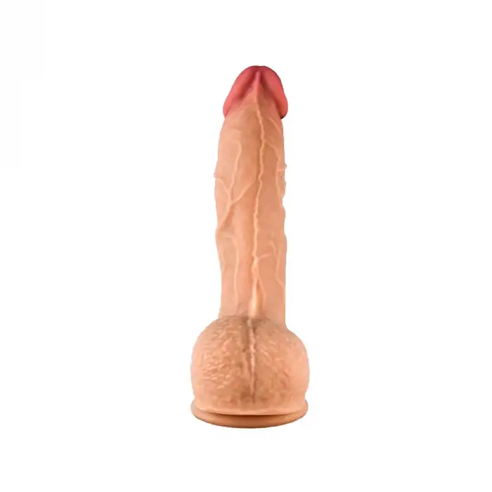 Pembe Tilki H097 Vantuzlu Realistik Dildo 24 cm
