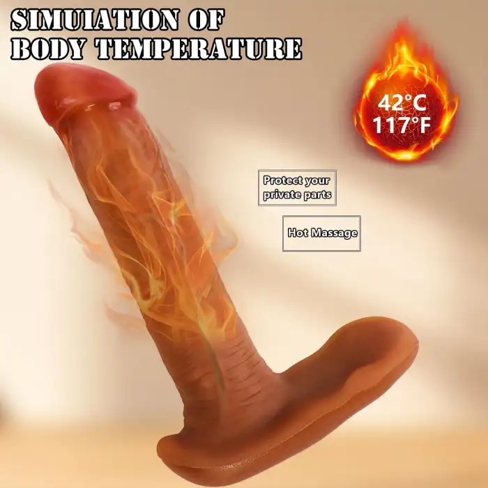 Phantom Kumandalı Hareketli Dildo