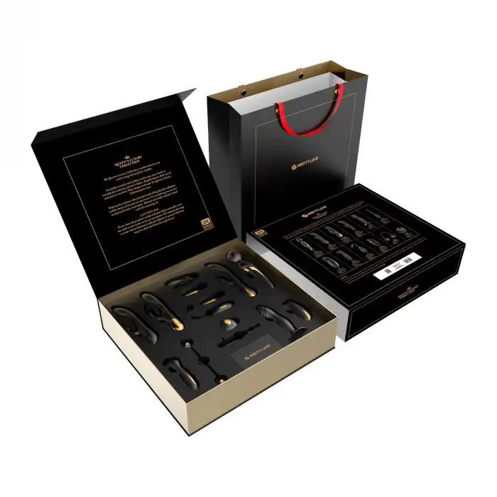 Pretty Love Queen’s Luxury Collection 12 Parça Golden Black Çift Seti