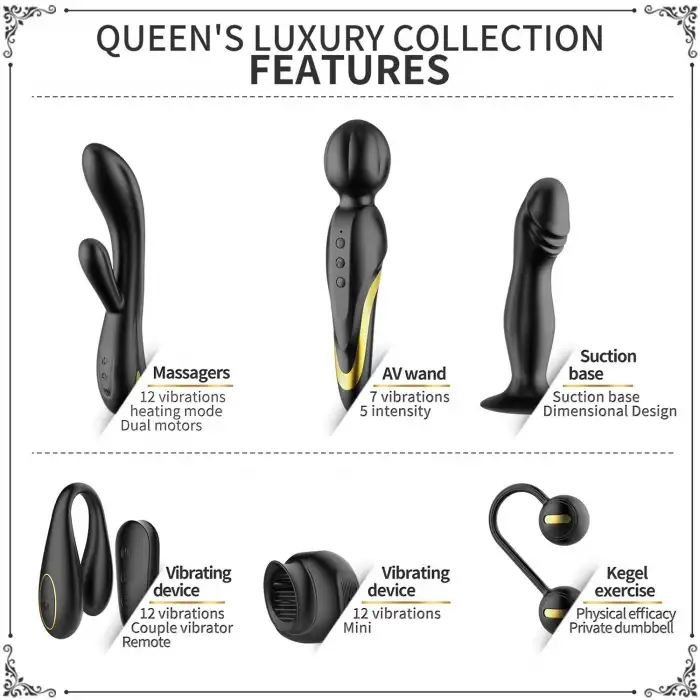 Pretty Love Queen’s Luxury Collection 7 Parça Lüks Çift Seti