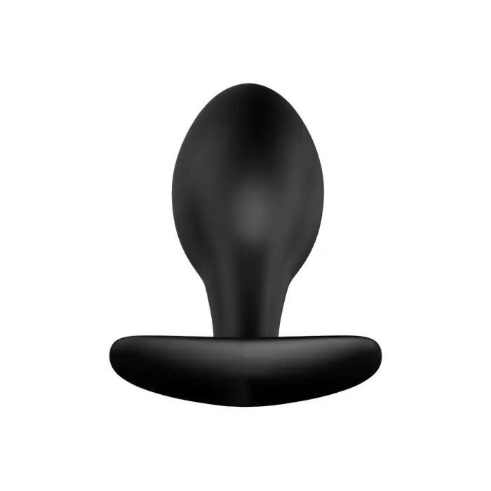 Pretty Love Siyah Kadife Dokulu Silikon Anal Plug