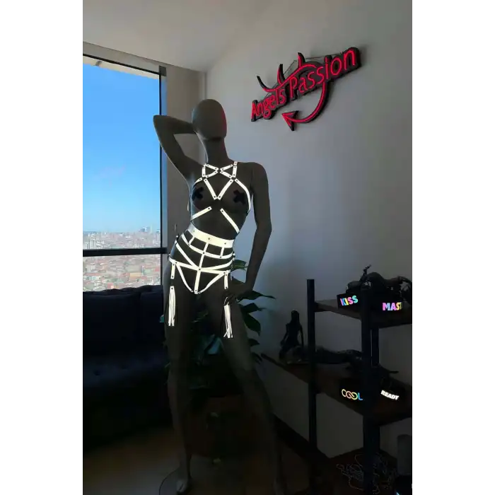 Püsküllü Harness Takım Tiktok Dans Ürünleri - APFT402