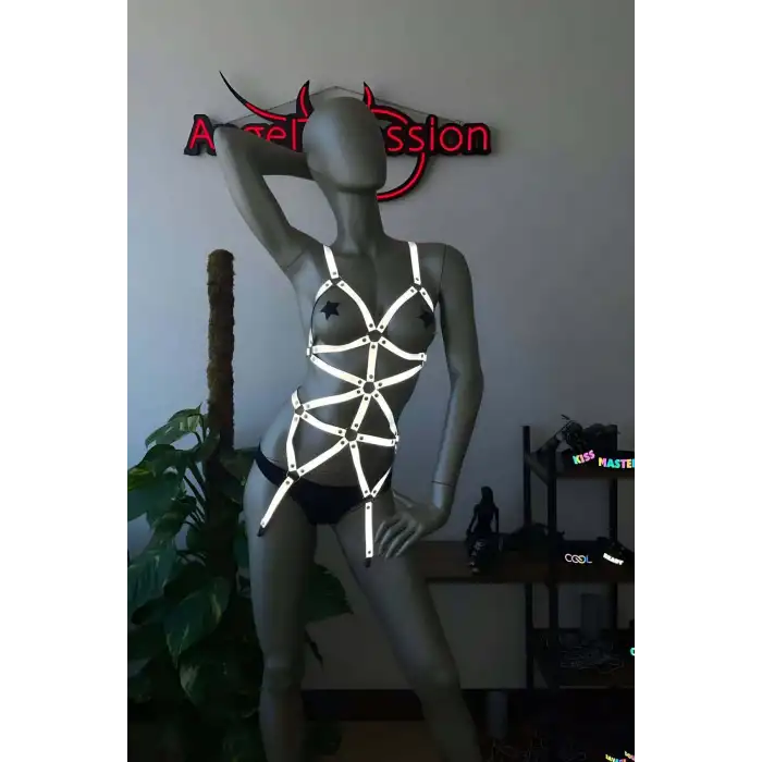 Reels Videoları İçin Ürünler Reflektörlü Body Harness - APFT470