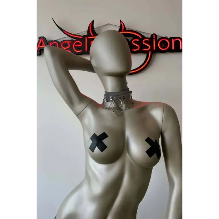 Reflektörlü Choker Tasma - APFT407