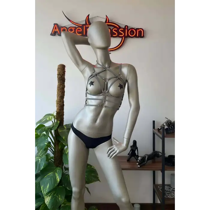 Reflektörlü Göğüs Üzeri Harness Karanlıkta Parlayan Harness - APFT430