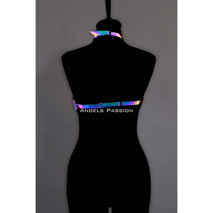 Reflektörlü Kadın İç Giyim, Reflektörlü Sütyen Harness - APFT224