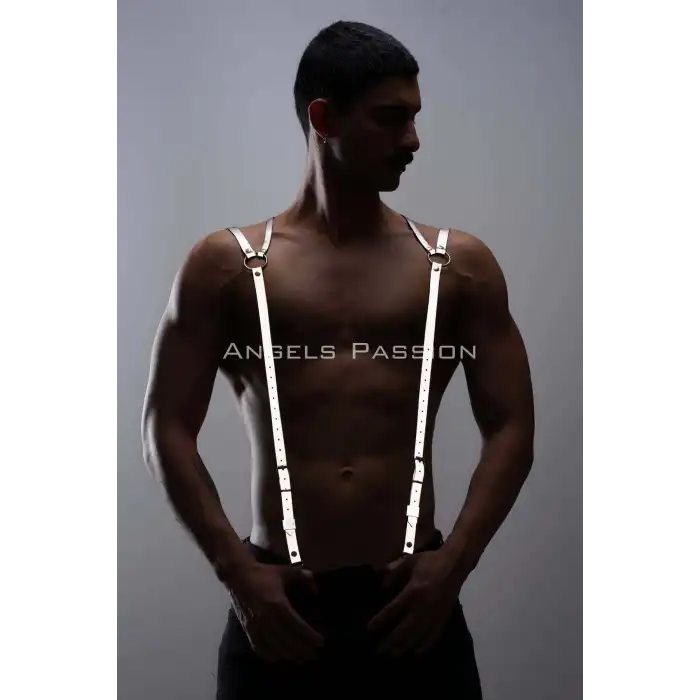 Reflektörlü (Karanlıkta Yansıyan) Erkek Pantolon Askısı, Erkek Pantolon Omuz Kemeri - APFTM10