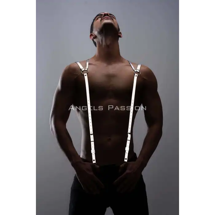 Reflektörlü (Karanlıkta Yansıyan) Erkek Pantolon Askısı, Erkek Pantolon Omuz Kemeri - APFTM10