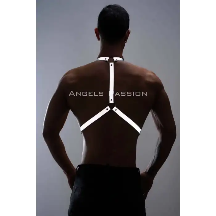 Reflektörlü (Karanlıkta Yansıyan) Erkek Pantolon Askısı, Parlayan Erkek Kemer APFTM29