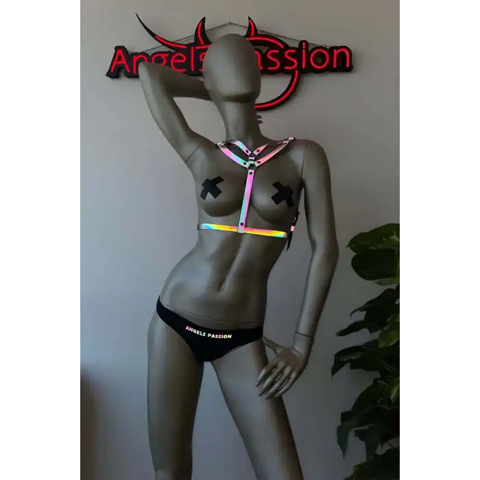 Renkli Göğüs Üzeri Reflektörlü Harness