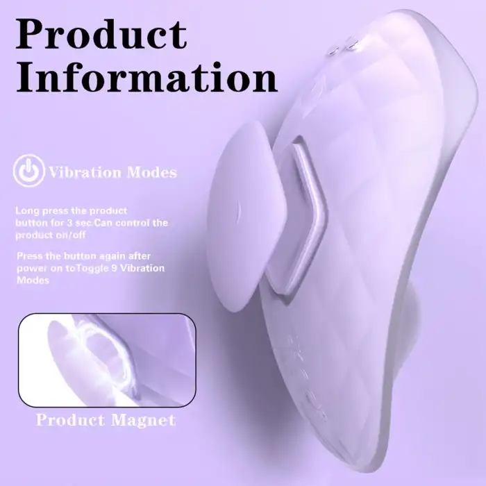 S-Hande Pleasure – RCT Giyilebilir Klitoral Uyarıcı Vibratör Mor