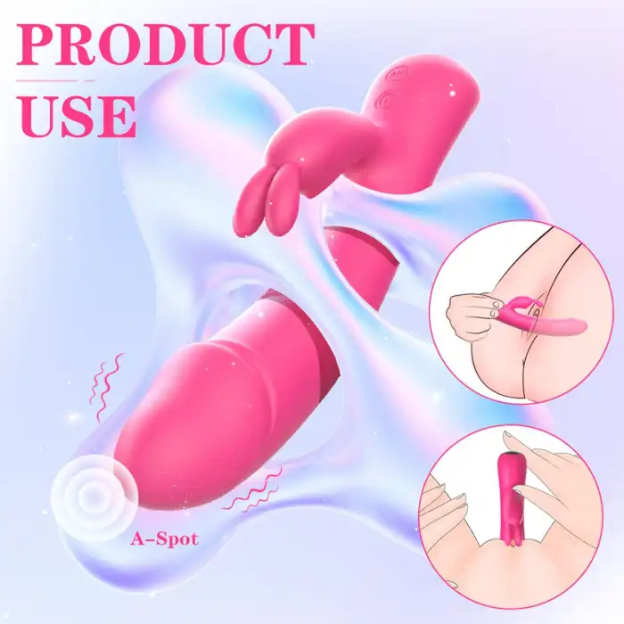 S-Hande Randy Çift Motorlu Tavşan Vibratör