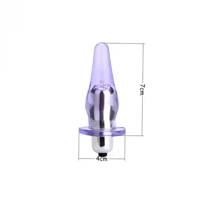 Şeffaf Silikon Anal Vibratör Rose