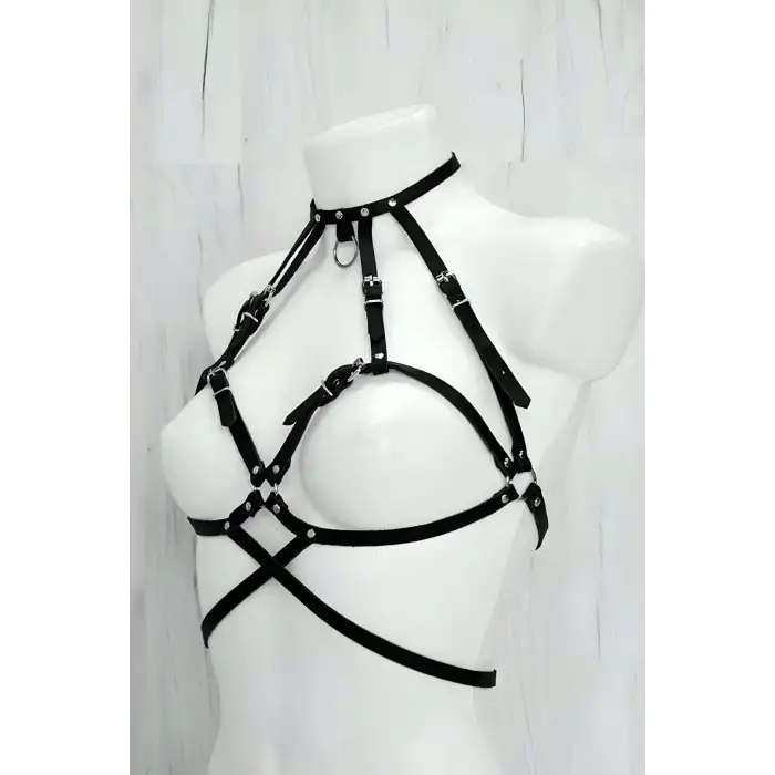 Seksi Giyim Deri Harness - APFT330