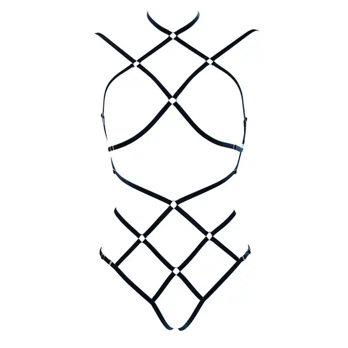 Seksi Lastik Harness Fantazi İç Giyim - APFT337
