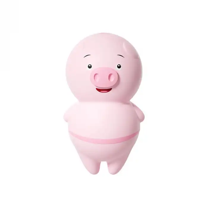 Sevimli Domuz Figür Dil Vibratör Pembe