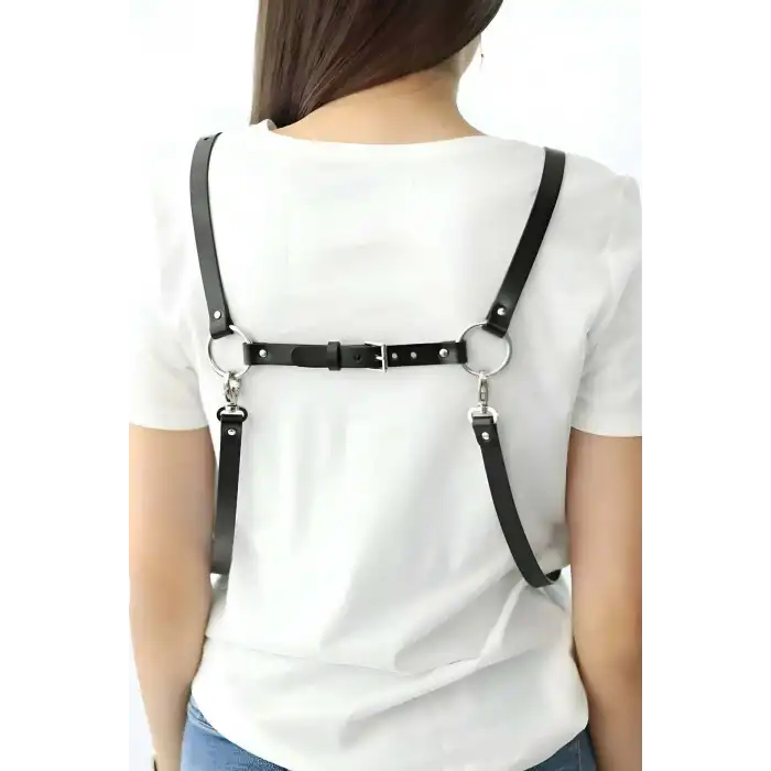 Şık Deri Kadın Kemer, Elbise Üzeri Deri Kemer - APFT1094