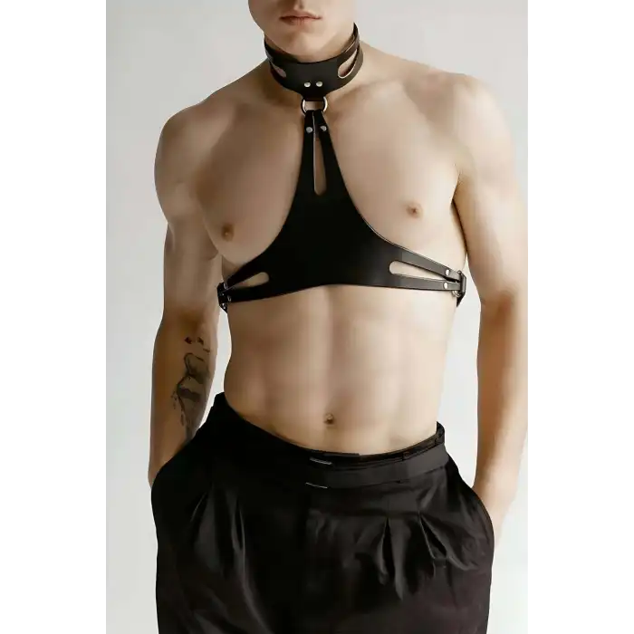 Şık Erkek Deri Kemer, Erkek Deri Harness Kemer - APFTM113