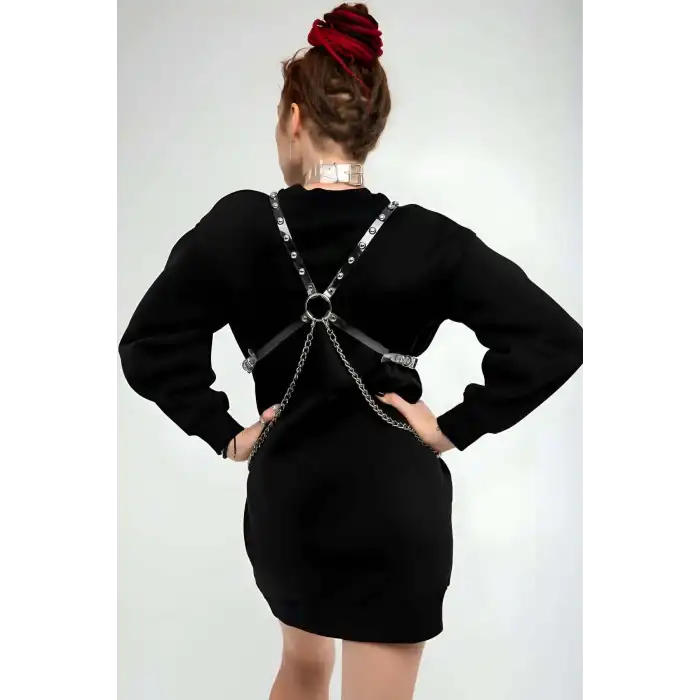 Şık - Şeffaf Kemer ve Choker Takım - APFT826