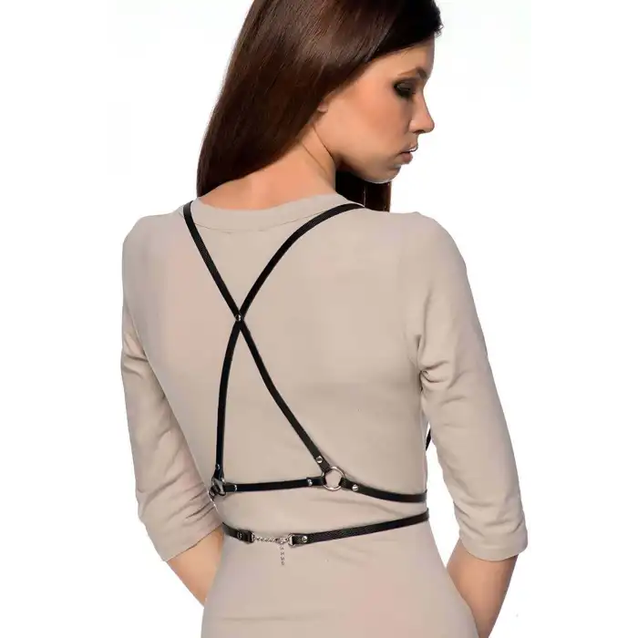 Sırtı Çapraz Detaylı Şık Deri Aksesuar - APFT182