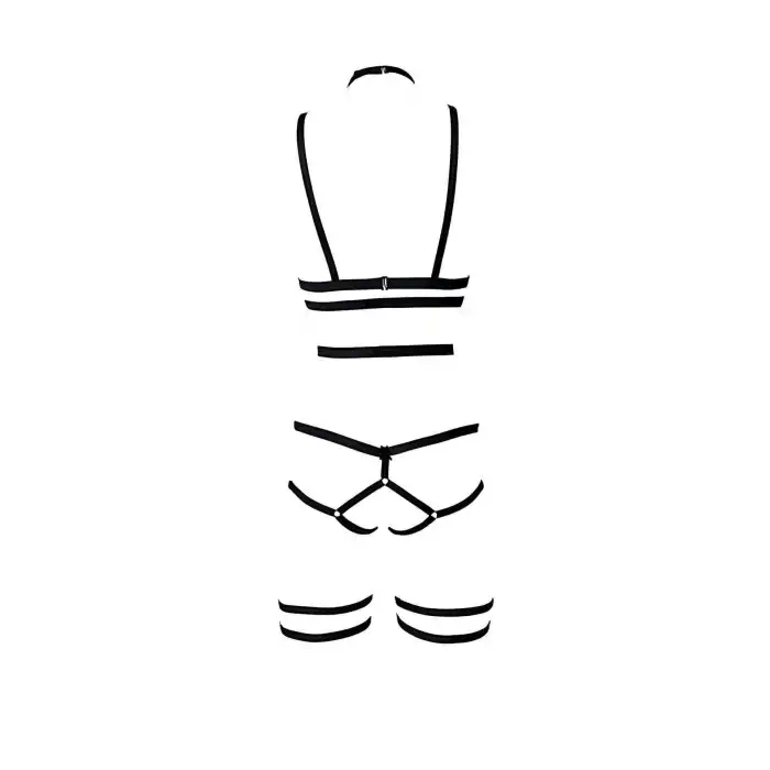 String - Sütyen Jartiyer Harness Takım - APFT142