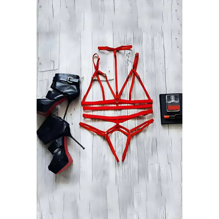 String - Sütyen Lastik Harness Takım - APFT144